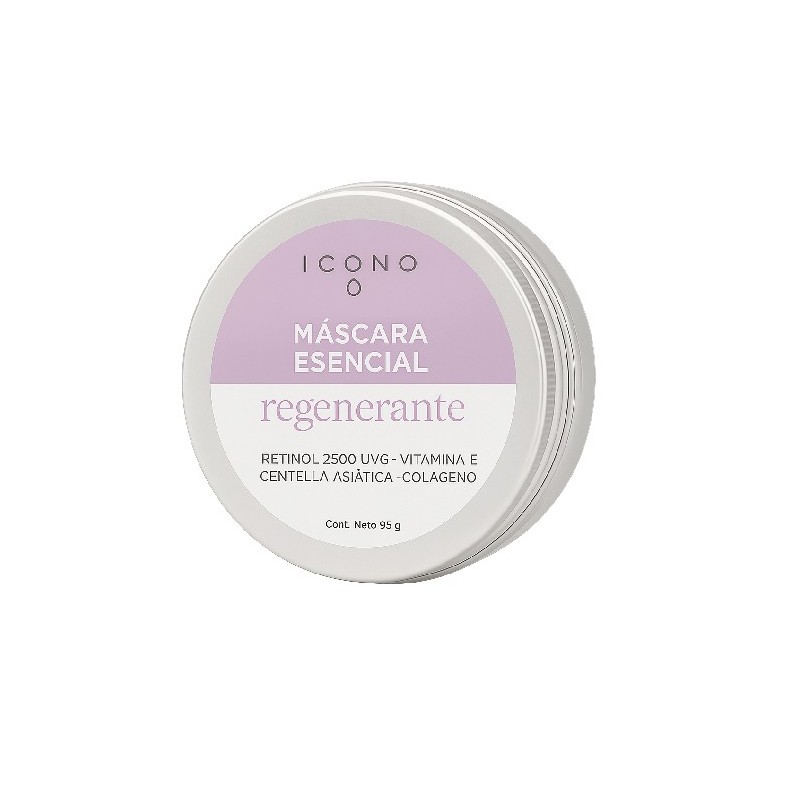 Icono Máscara regenerante Retinol, Vit E, Centella Asiat, Colágeno 95 Grs.