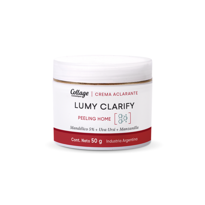 Collage Crema Aclarante LUMY CLARIFY Ác. Mandédlico 5%, Uva Ursi y Manzanilla 50 ml