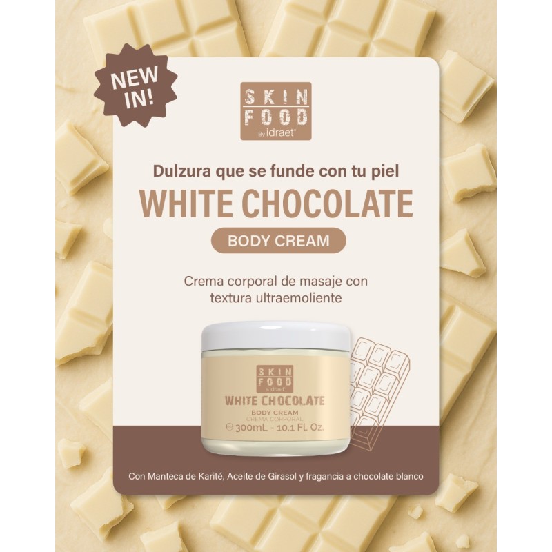IDRAET SKIN FOOD WHITE CHOCOLATE BODY CREAM 300 ML