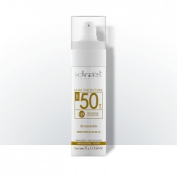 Crema protector solar SPF 50 sin color 75 ml Idraet