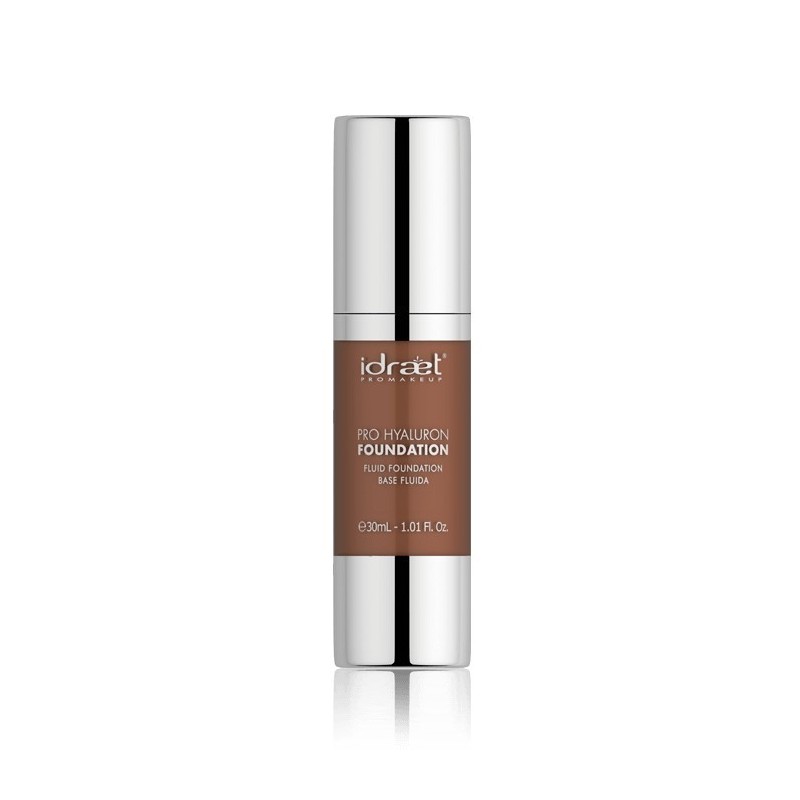 PRO HYALURON FOUNDATION Base Fluída HD - 60 - BROWN SUGAR 30 ml IDRAET