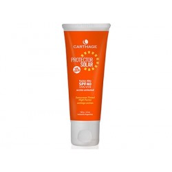 Protector solar emulsión SPF 40 con color Carthage mayorista