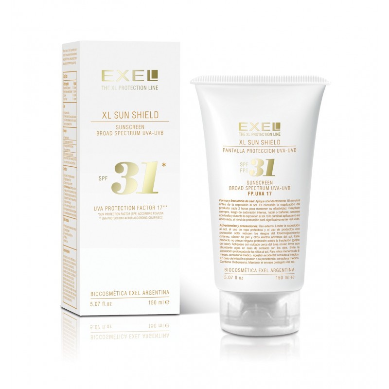 Protector Solar XL SUN SHIELD SPF 31 150 ml Exel