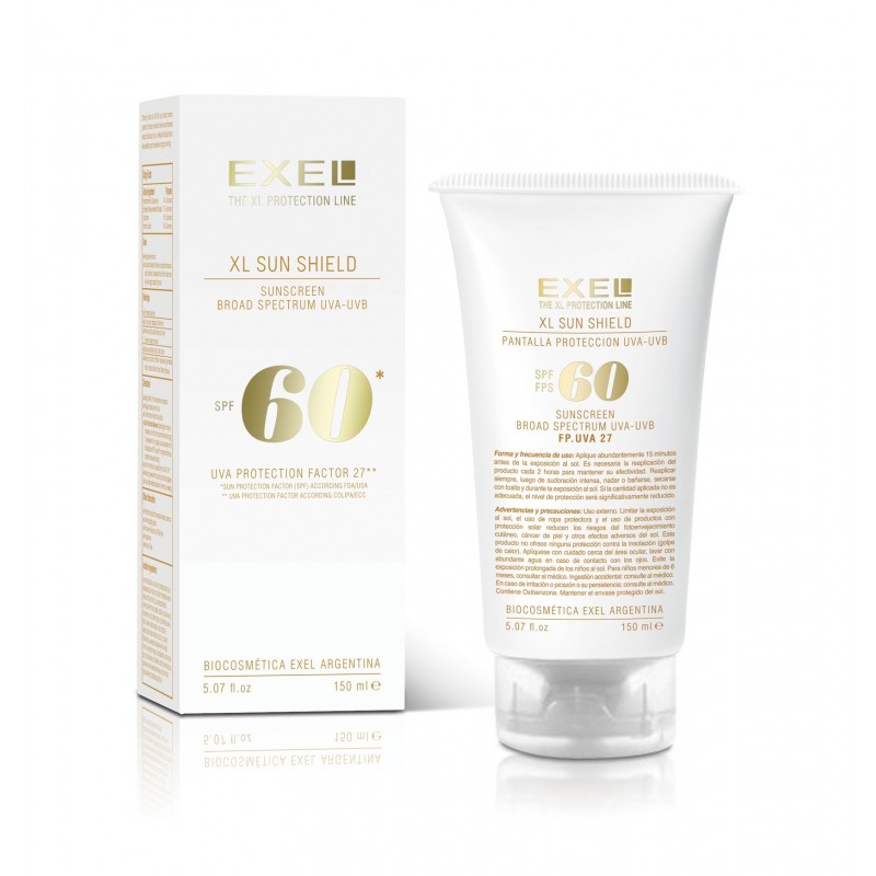 Protector Solar XL SUN SHIELD SPF 60 150 ml Exel
