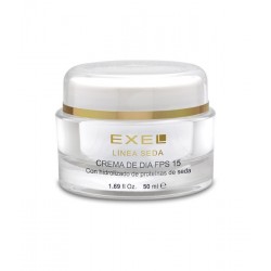 Linea Seda CREMA DIA con HIDROLIZAD SEDA 50 ml Exel