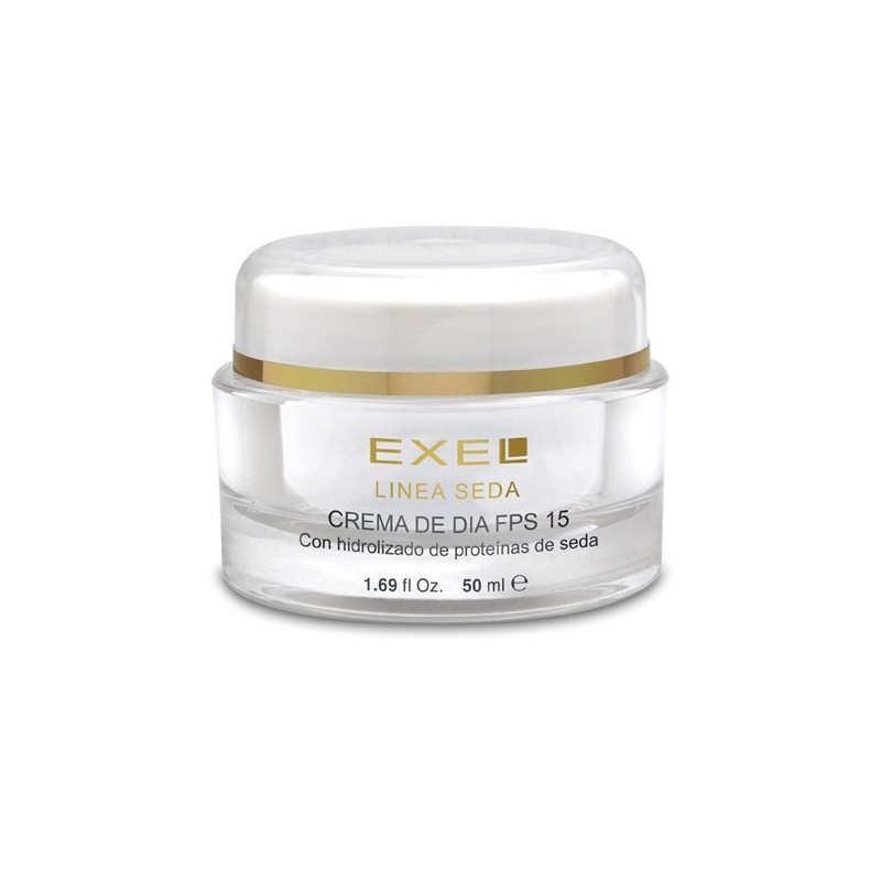 Linea Seda CREMA DIA con HIDROLIZAD SEDA 50 ml Exel